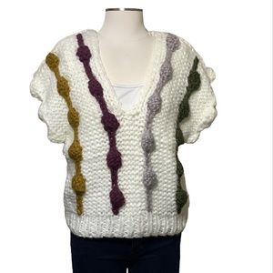 Anthropologie | Bauble Sweater Vest